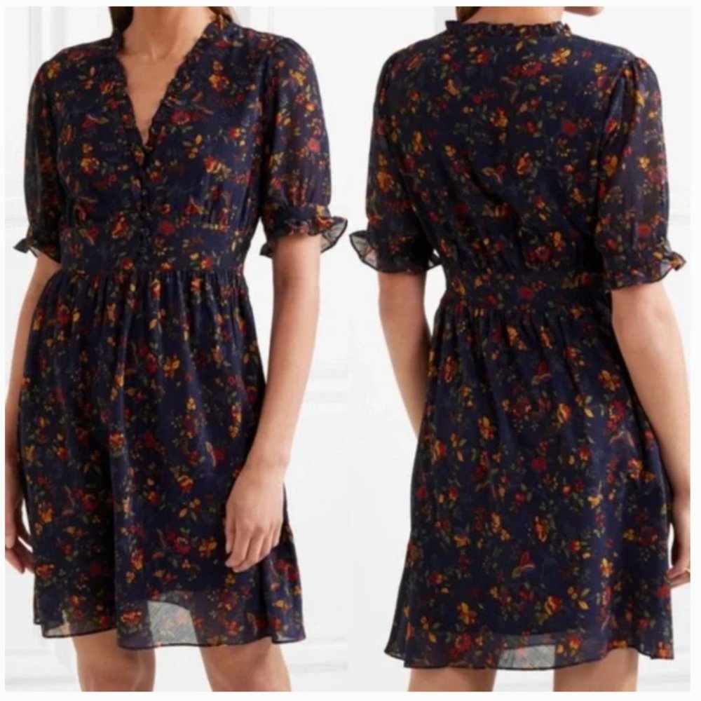 Madewell Freesia Floral Dress 14